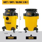 DEWALT 6 Gallon Wet Dry Vacuum for Home & Workshop