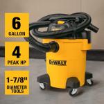 DEWALT 6 Gallon Wet Dry Vacuum for Home & Workshop