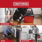 CRAFTSMAN 2.5 Gallon Wet Dry Vacuum System