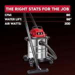 Vacmaster 5-Gallon Stainless Steel Wet/Dry Vacuum