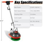 Heavy Duty Floor Scrubber Machine for Deep Cleaning