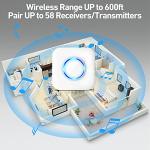 Satisure Wireless Door Chime with 600 FT Range