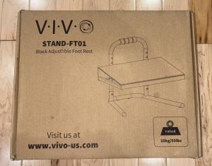 VIVO Adjustable Foot Rest for Comfortable Workstations