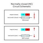 GAGALOR 4-Pack Wired Door Alarm Sensor Set