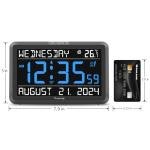DreamSky Large Digital Clock with USB & Battery Backup