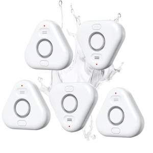 5 Pack Adjustable Audio Water Leak Detectors
