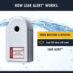 Zircon Water Leak Detector & Flood Alarm - 2 Pack