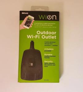 WiOn 50049 Outdoor Wi-Fi Smart Plug Switch