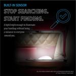 Round Motion Sensor LED Purse Light for Handbags