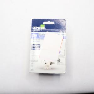 Leviton USB In-Wall Charger with Outlet, White