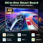 COOLHOOD 65" 4K Touchscreen Smart Board Display