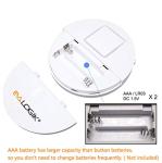 EVA LOGIK Ultra-Thin Loud Window Alarm - 4 Pack