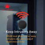 EverNary Ultra-Slim Window Vibration Alarm - 3 Pack