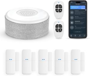 Wireless WiFi Door Alarm System with App Alerts