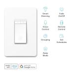 Kasa Smart Dimmer Switch HS220, Single Pole, Needs Neutral Wire, 2.4GHz Wi-Fi Light Switch Works with Alexa and Google Home, UL Certified, No Hub Required, 1 Pack