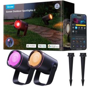 Govee Waterproof Outdoor Spot Lights - 2 Pack