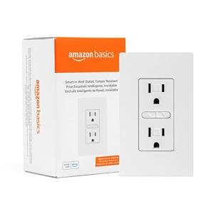 Amazon Basics Smart In-Wall Outlet for Alexa