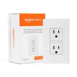 Amazon Basics Smart In-Wall Outlet for Alexa