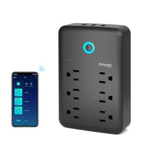 Smart Plug Outlet Extender with USB Ports and App Control