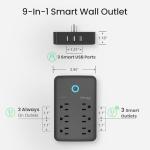 Smart Plug Outlet Extender with USB Ports and App Control