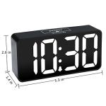 DreamSky Digital Alarm Clock with USB Charging