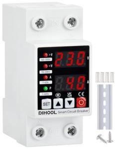 DIHOOL Smart Circuit Breaker with Adjustable Voltage Protection