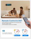 Large Digital Wall Clock with Remote Control