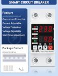 DIHOOL Smart Circuit Breaker with Adjustable Voltage Protection