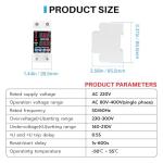 Smart Circuit Breaker for Solar Systems, Adjustable