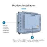 GreenTouch 15" Touchscreen Monitor - HDMI/VGA/DVI