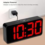 DreamSky Jumbo Digital Alarm Clock with USB Ports