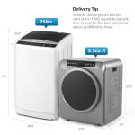 ROVSUN Compact Portable Washer and Dryer Combo