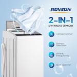 ROVSUN Compact Portable Washer and Dryer Combo