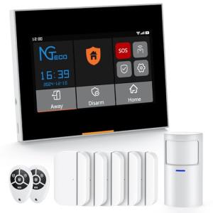 NGTeco 9-Piece Wi-Fi Home Security System Kit