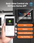 NGTeco 9-Piece Wi-Fi Home Security System Kit