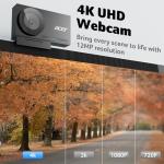 Acer 4K Webcam with Autofocus and Noise Reduction