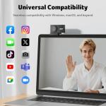 Acer 4K Webcam with Autofocus and Noise Reduction