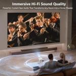 Portable Mini Projector with 1080P 4K Support