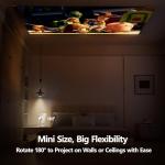 Portable Mini Projector with 1080P 4K Support