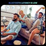 Wireless Bluetooth Speakers Set with Adjustable Stands