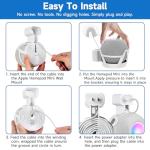 Wall Mount for HomePod Mini with Cord Management