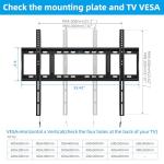 Heavy Duty TV Wall Mount Bracket for Large Screens