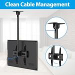 Adjustable Ceiling TV Mount for 26-65 Inch Screens