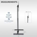 VIVO Adjustable TV Floor Stand for 13-65 Inch Screens