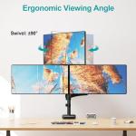 Triple Monitor Mount for Up to 32" Screens