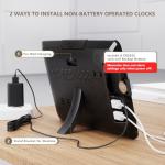 Raynic 11.5" Digital Calendar Alarm Clock