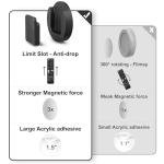 Magnetic Remote Control Holder Wall Mount - 4 Pack