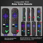 Glow in the Dark Roku Remote Cover with Tracker