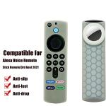 Glow-in-the-Dark Alexa Remote Cover with Airtag Holder