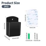 2-Pack Wall-Mount Remote Control Holders